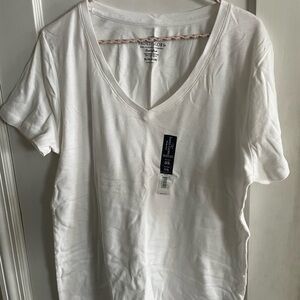 Faded Glory Women's Classic White Short Sleeve Tee